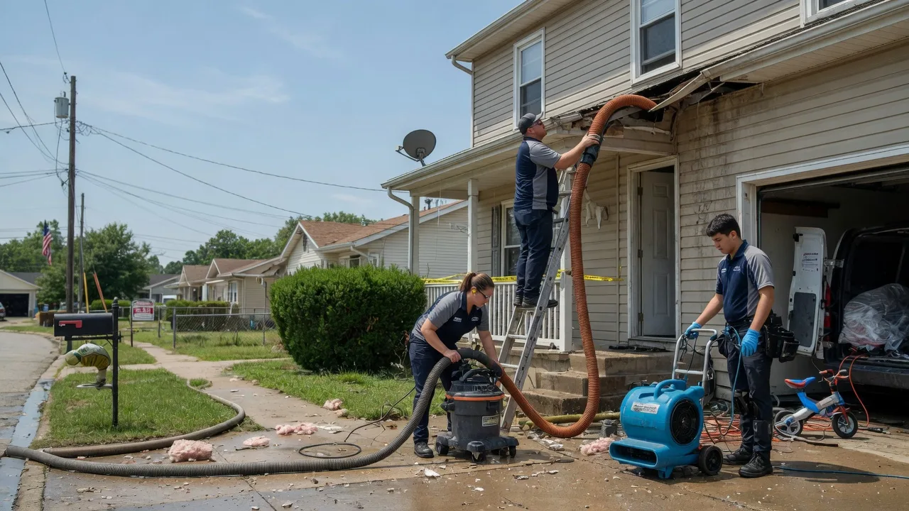 Water Damage Restoration in St John, KS near me